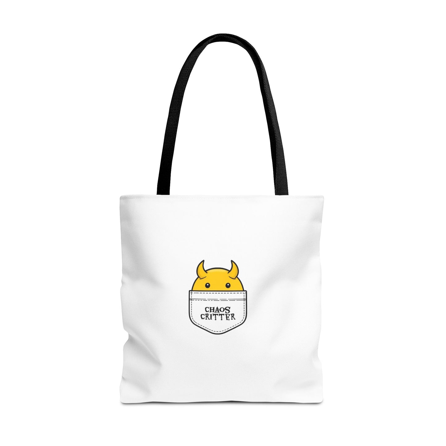 Chaos Critter Tote Bag, Fun Tote for All Occasions, Perfect Gift for Students, Eco-Friendly Shopping Bag, Cute Design, Everyday Use