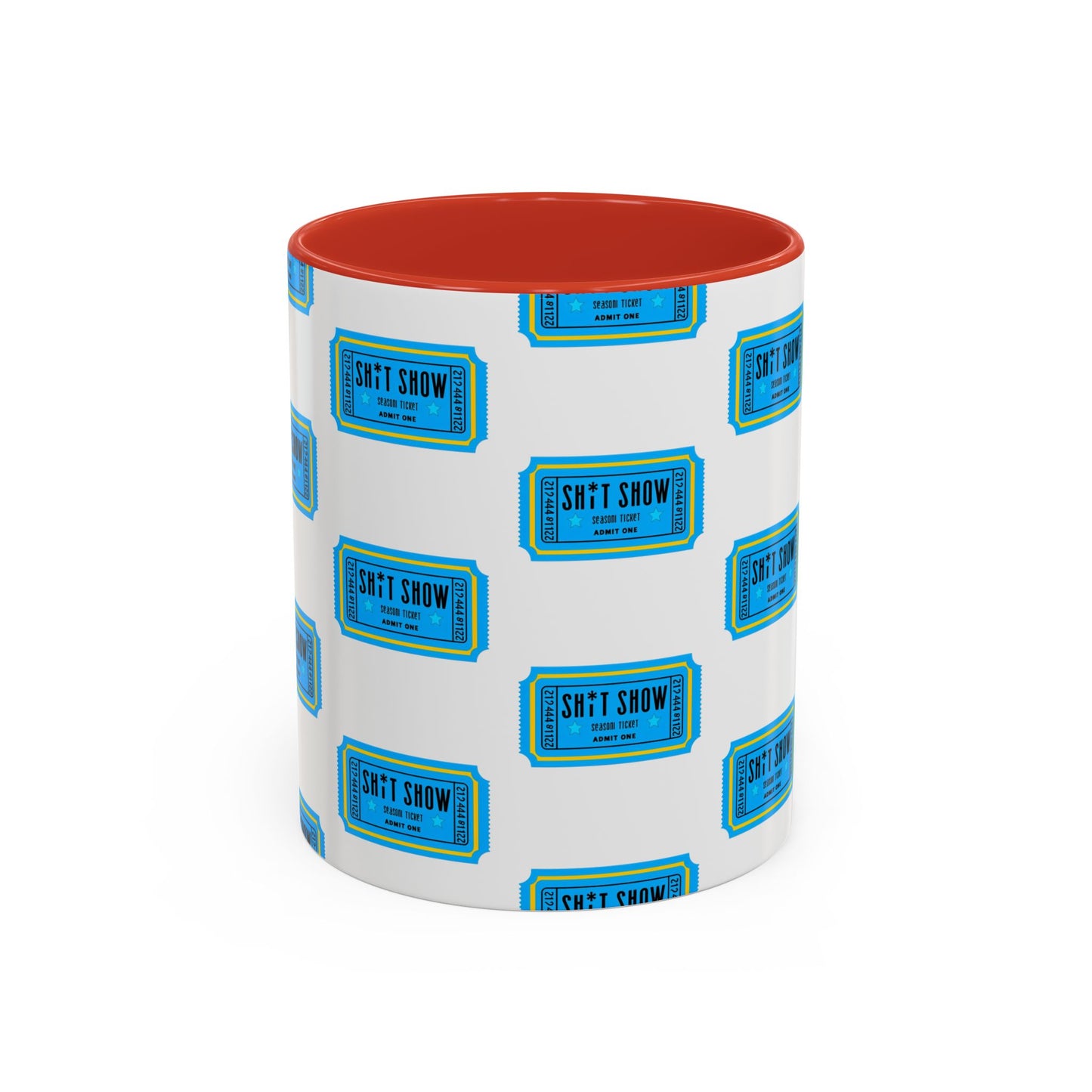 Accent Coffee Mug - 'Sh*t Snow' Design - Fun Gift for Coffee Lovers, Funny Mug for Winter, Unique Holiday Present, Hot Cocoa Cup