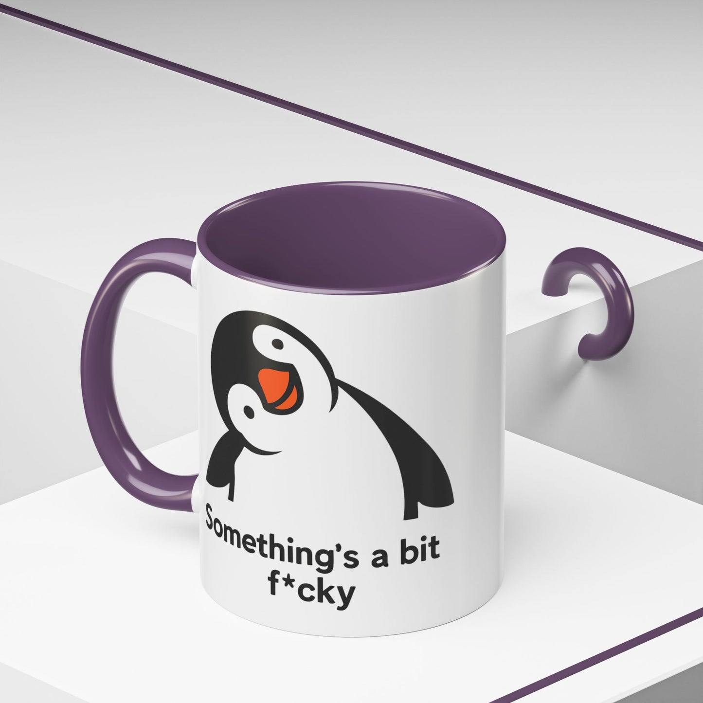 Funny Penguin Coffee Mug - Humorous Gift for Coffee Lovers, Unique Kitchen Decor, Quirky Animal Mug, Birthday Present, Seasonal Gift