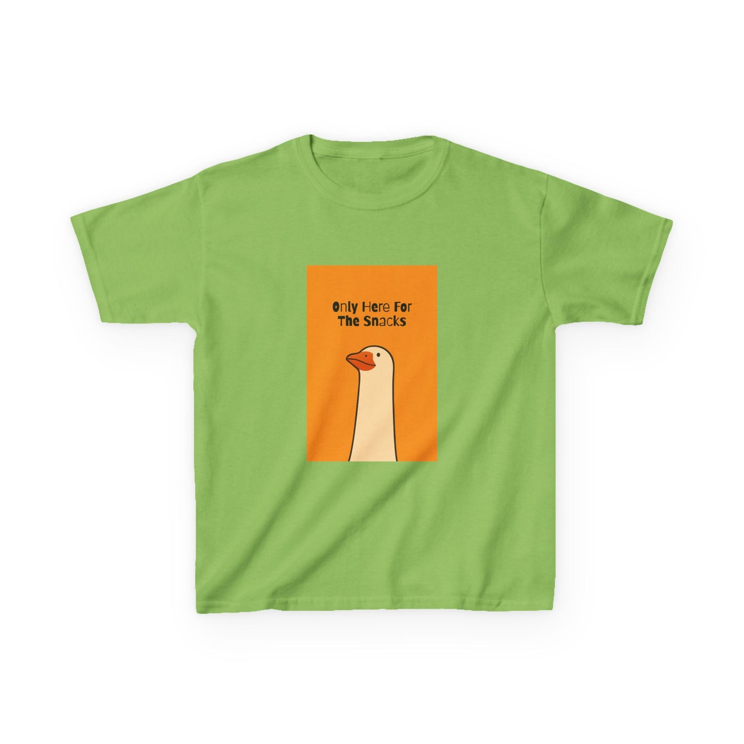 Only Here For The Snacks-Themed Kids Tee, Funny Kids T-Shirt, Cute Children's Apparel, Gift for Snack Lovers, Perfect for Birthday and Playdates
