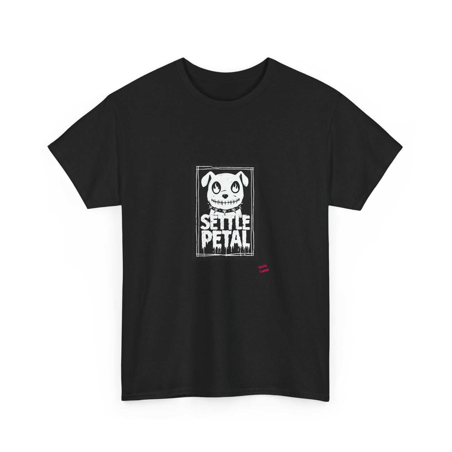 Settle Petal Dog Tee | Fun Unisex Cotton T-Shirt for Casual Wear