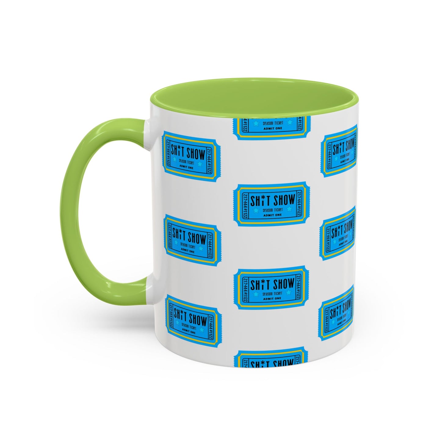 Accent Coffee Mug - 'Sh*t Snow' Design - Fun Gift for Coffee Lovers, Funny Mug for Winter, Unique Holiday Present, Hot Cocoa Cup