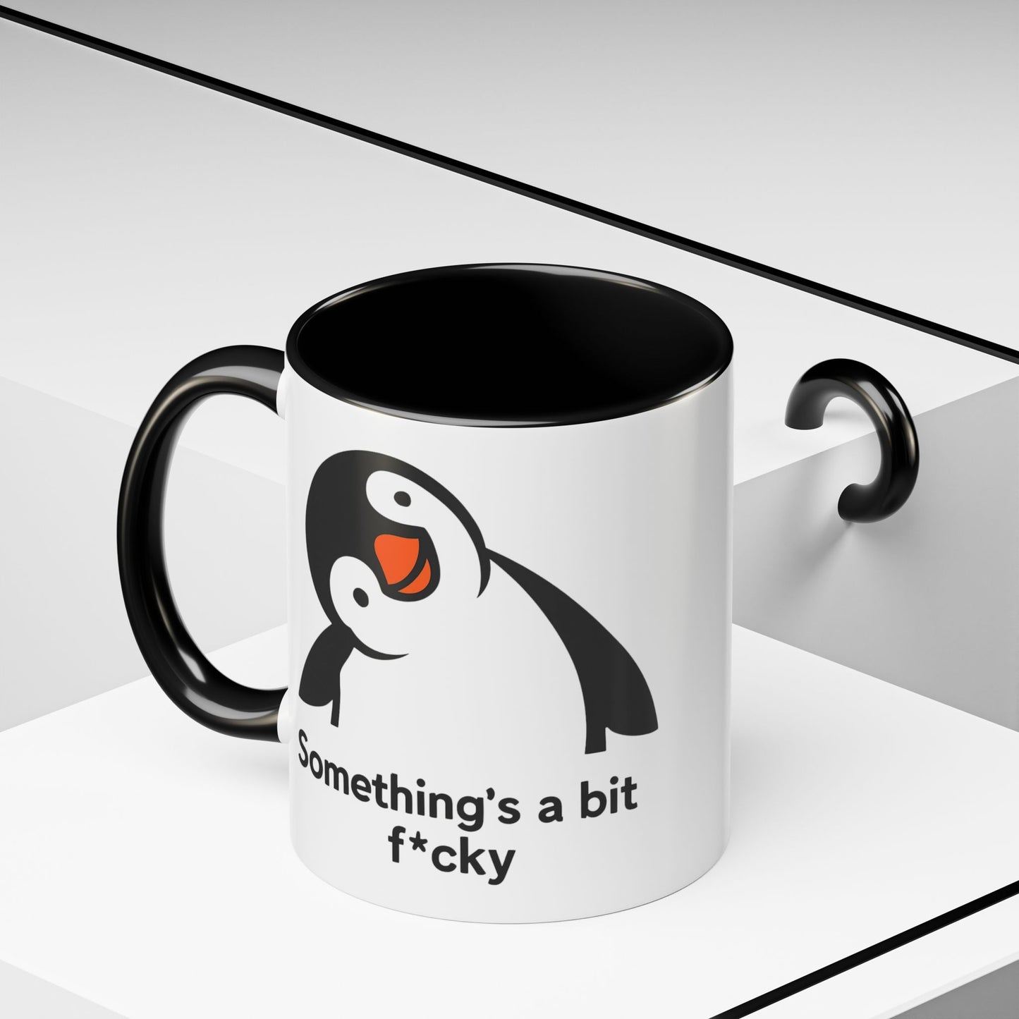 Funny Penguin Coffee Mug - Humorous Gift for Coffee Lovers, Unique Kitchen Decor, Quirky Animal Mug, Birthday Present, Seasonal Gift
