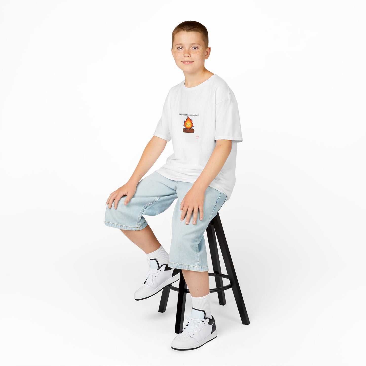 Campfire Kids Tee with Fun Design, Comfortable Cotton Shirt, Perfect Gift for Birthdays, Casual Wear, School Events