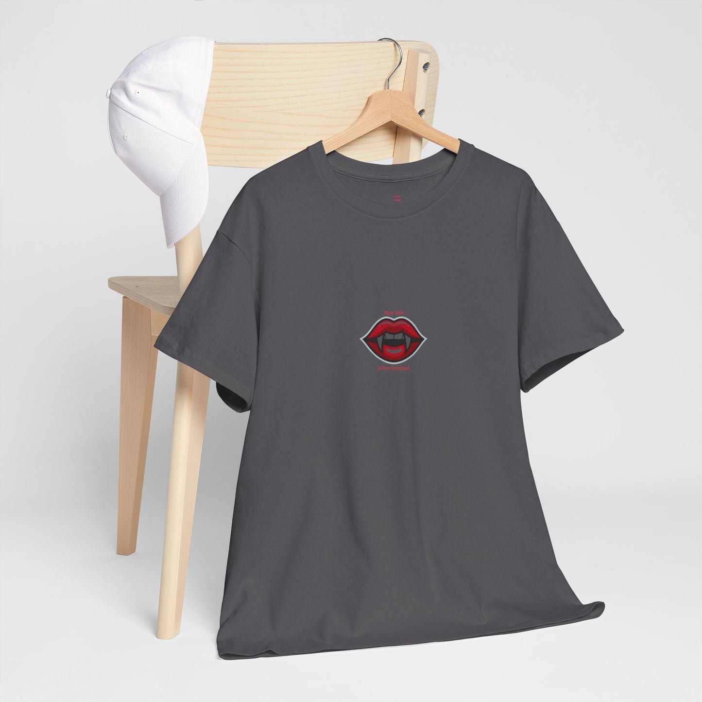 Bold Lips Unisex Heavy Cotton Tee, Graphic Tee, Casual Wear, Trendy T-Shirt, Gift for Her, Gift for Him, Everyday Style
