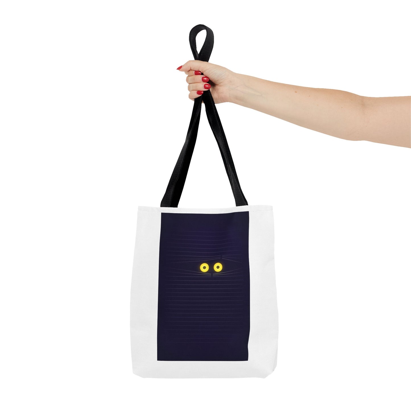 Spooky Eyes Tote Bag, Unique Art Tote, Eco-Friendly Shopping Bag, Stylish Everyday Carryall