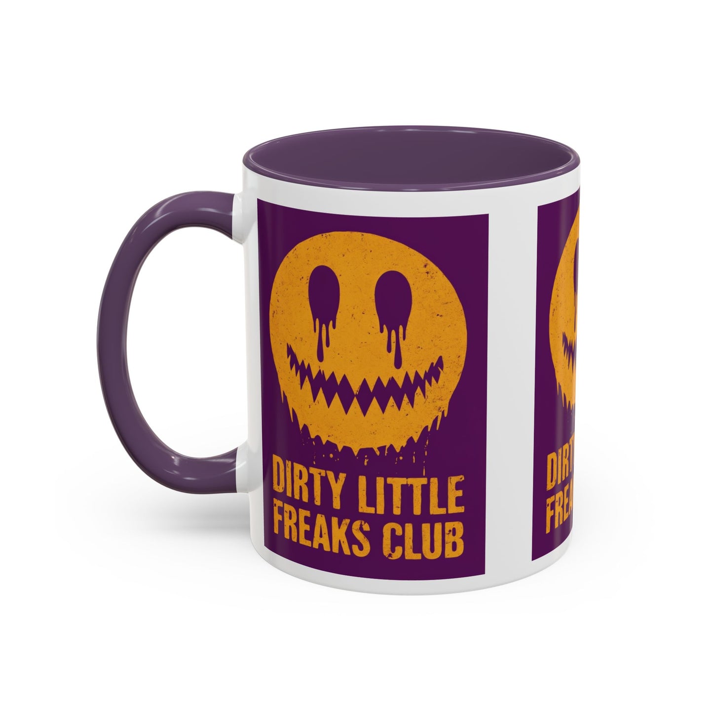 Halloween Coffee Mug, Dirty Little Freaks Club Mug, Novelty Beverage Cup, Perfect for Spooky Season, Unique Gift