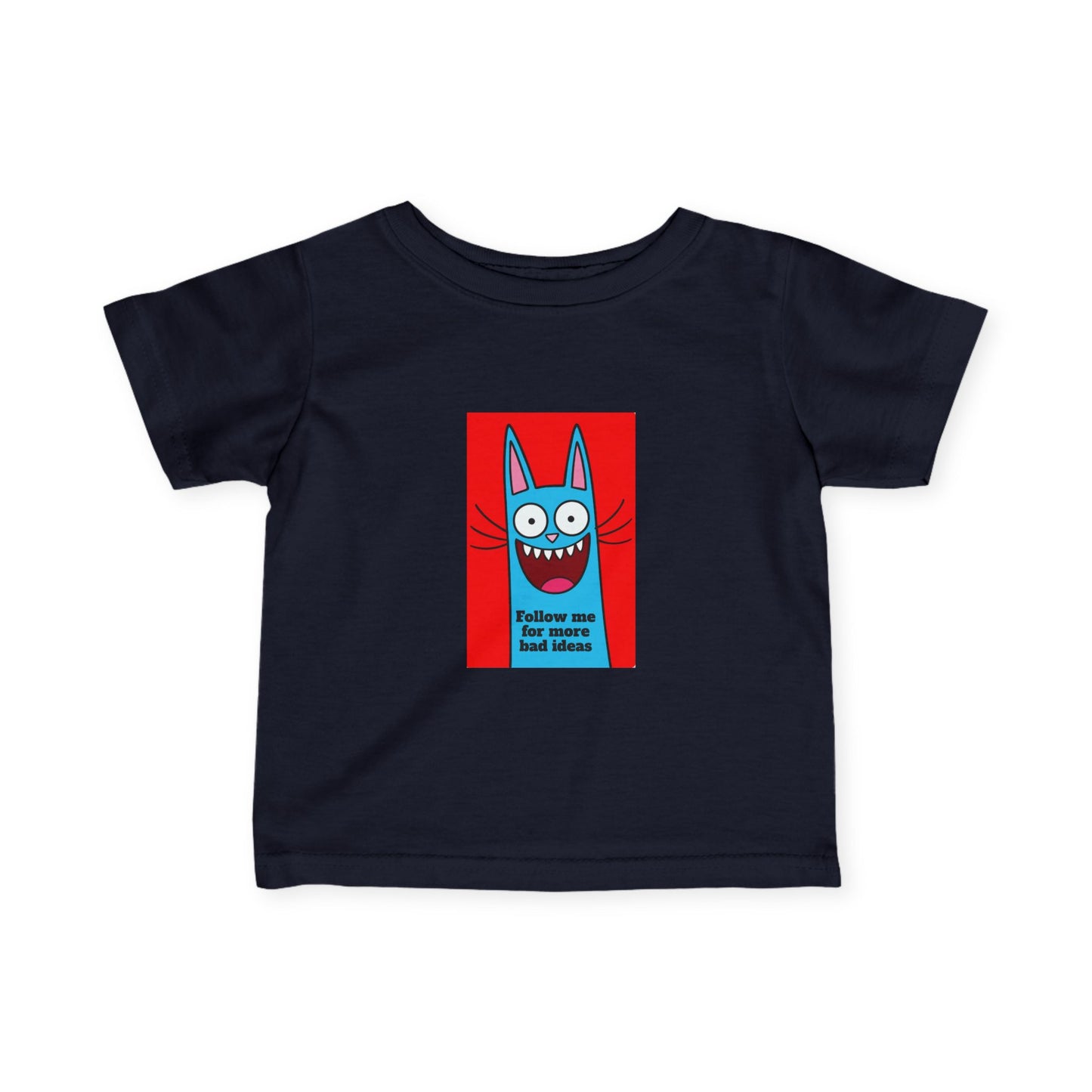 Playful Infant Tee with Funny Cat Design, Cute Baby T-Shirt, Gift for New Parents, Toddler Clothing, Children's Apparel, Funny Kitten Top