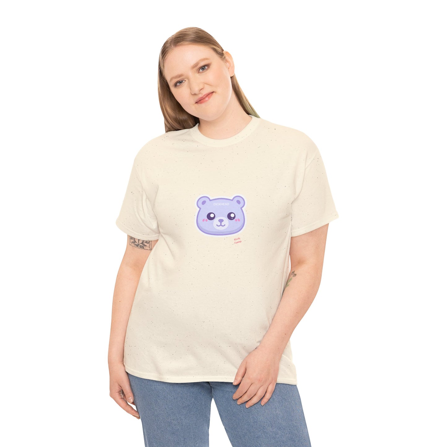 Cute Sweary Bear Graphic Unisex Heavy Cotton Tee, Casual Tee, Funny Tee