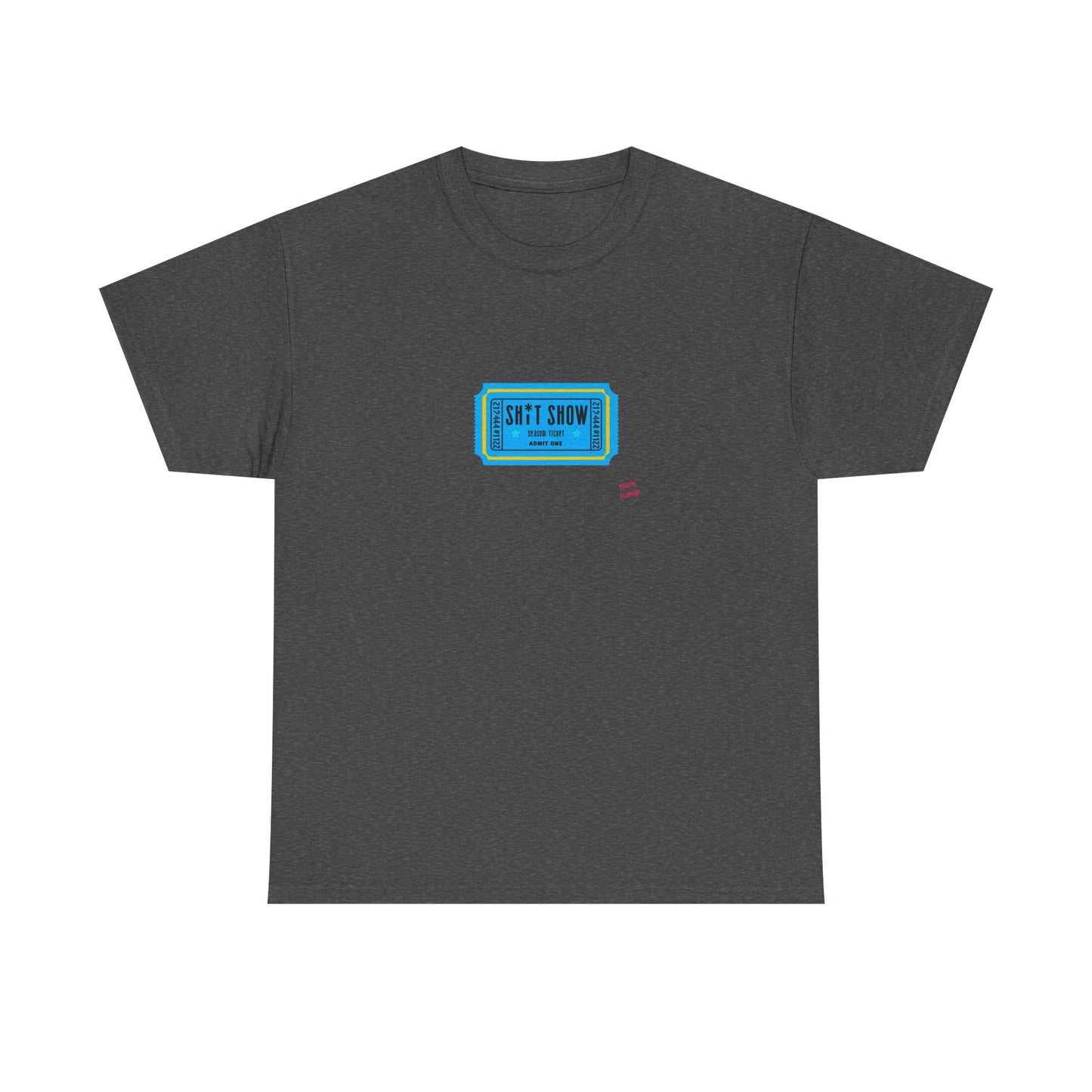 Vintage-Inspired Movie Ticket Graphic Tee, Unisex Heavy Cotton Tee, Retro Movie Night Shirt, Trendy Casual Wear, Gift for Him/Her
