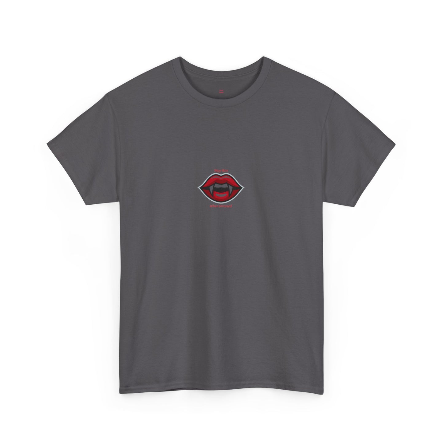 Bold Lips Unisex Heavy Cotton Tee, Graphic Tee, Casual Wear, Trendy T-Shirt, Gift for Her, Gift for Him, Everyday Style