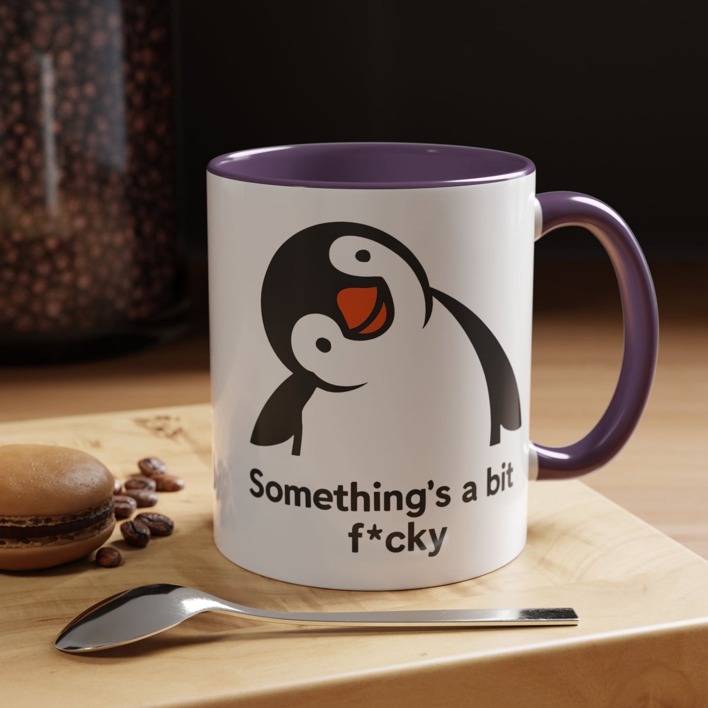 Funny Penguin Coffee Mug - Humorous Gift for Coffee Lovers, Unique Kitchen Decor, Quirky Animal Mug, Birthday Present, Seasonal Gift