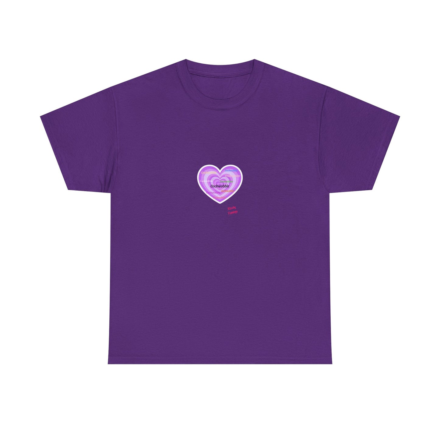 Heartfelt Rude Unisex Heavy Cotton Tee, Casual Wear, Gift for Couples, Everyday Comfort, Funny Graphic Tee