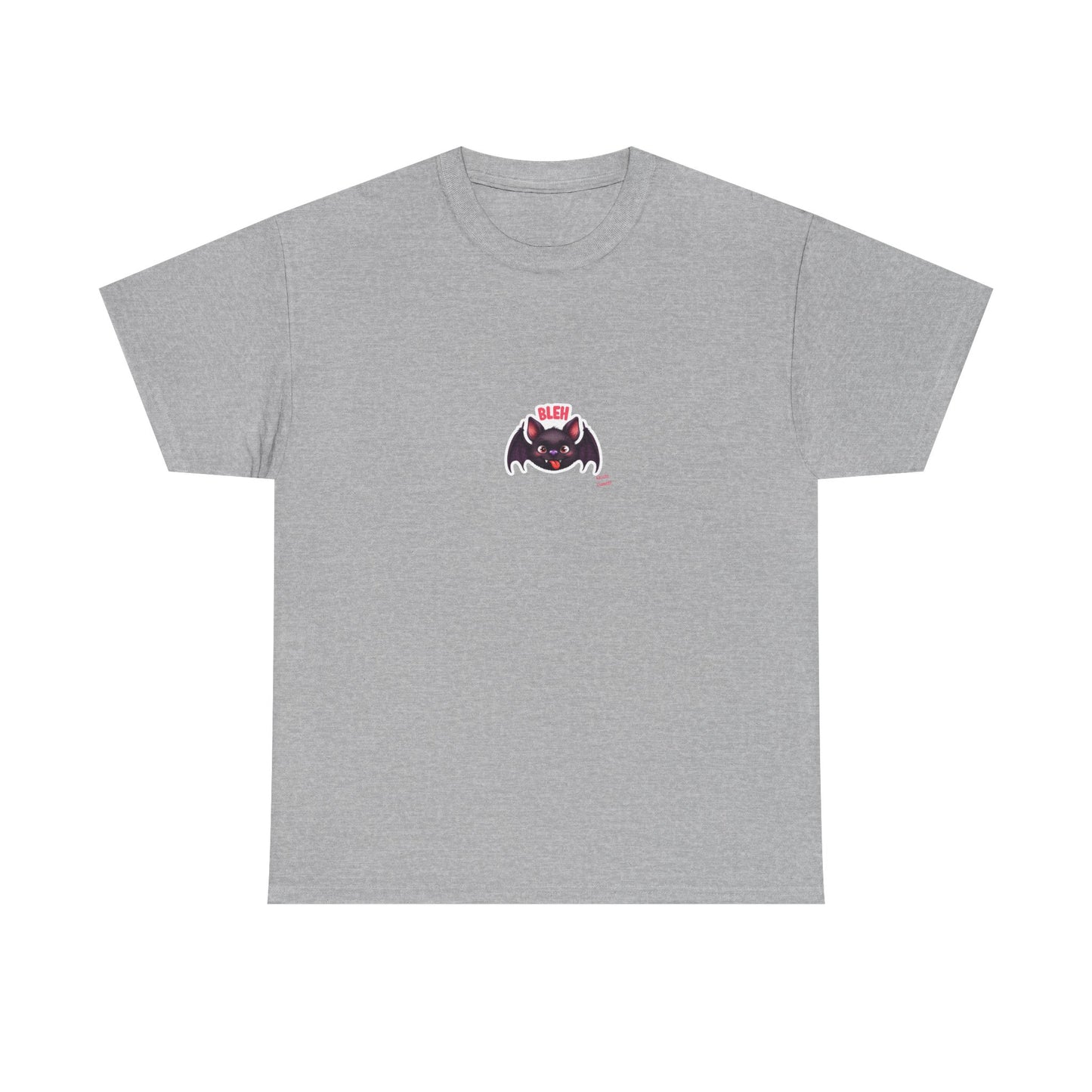 Cute Bat Graphic Unisex Heavy Cotton Tee, Halloween Shirt, Spooky Graphic Tee, Gift for Bat Lovers, Casual Wear, Fall Fashion