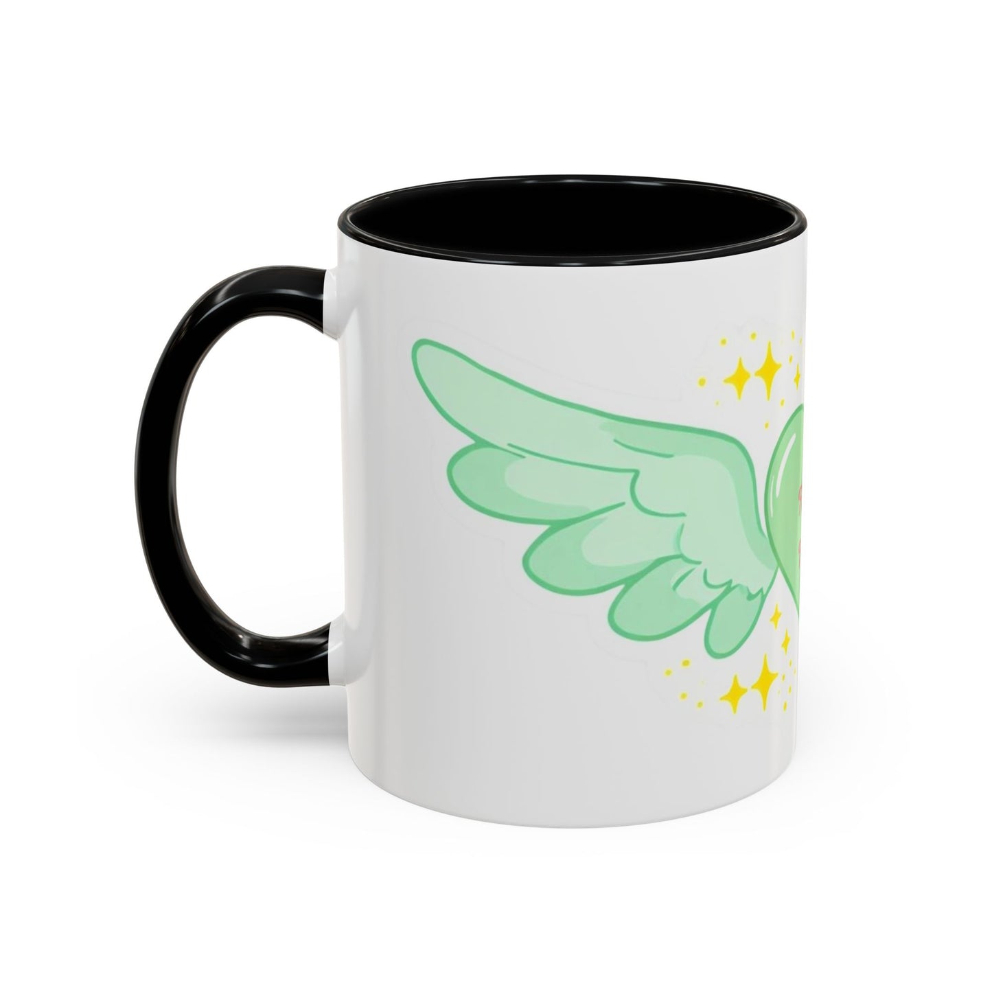 Funny Angel Wings Coffee Mug - Perfect Gift for Friends, Coffee Lovers, Hilarious Decor, Cute Kitchenware, Playful Mug