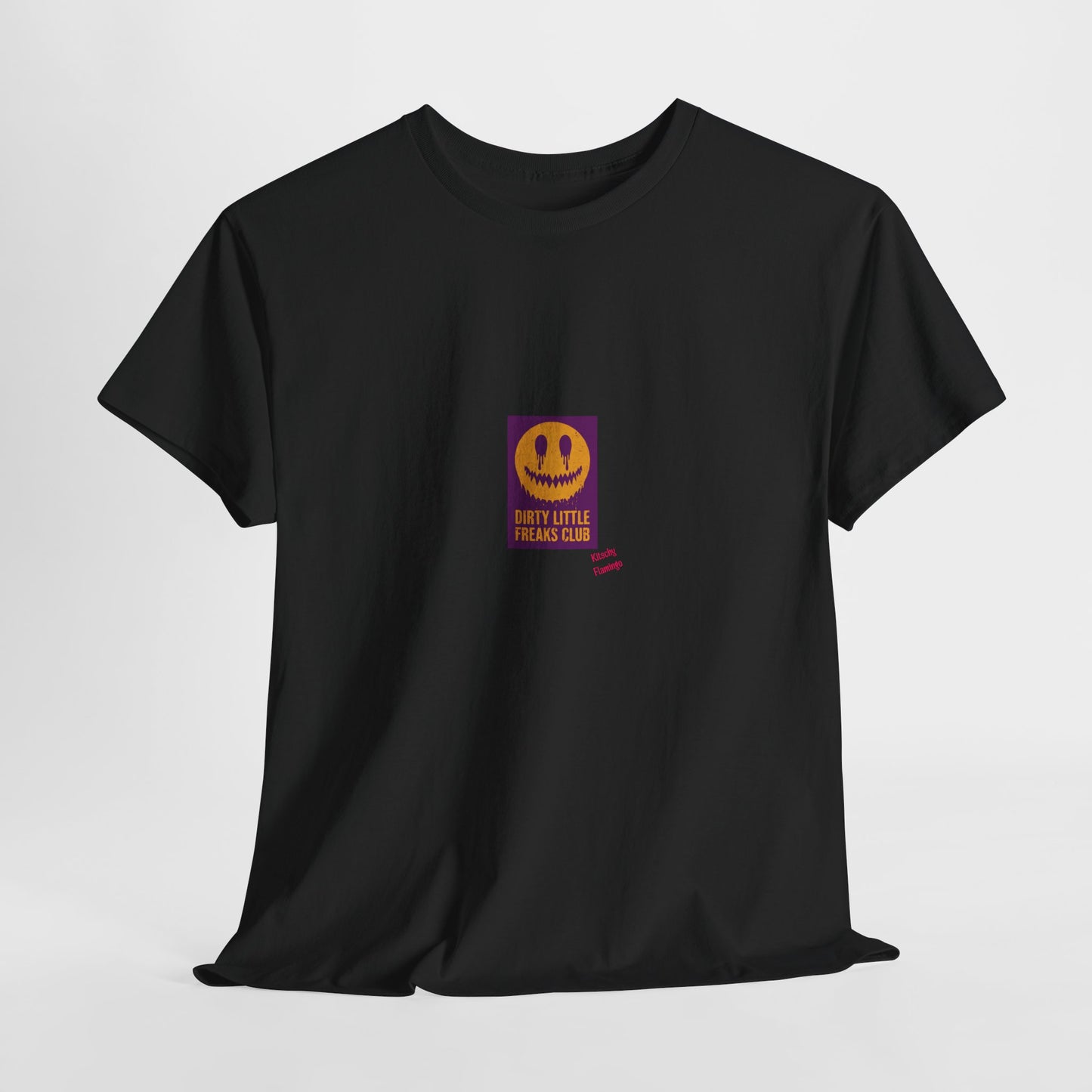 "Dirty Little Freaks Club" Unisex Heavy Cotton Tee, Casual Shirt, Graphic Tee, Trendy Outfit, Gift for Friends, Streetwear Essential