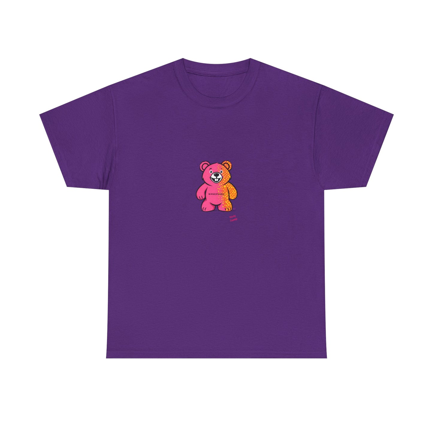 Cute Cartoon Swear Bear Tee, Fun Graphic T-Shirt, Unisex Gift, Summer Wear, Casual Fashion, Funny T-shirt