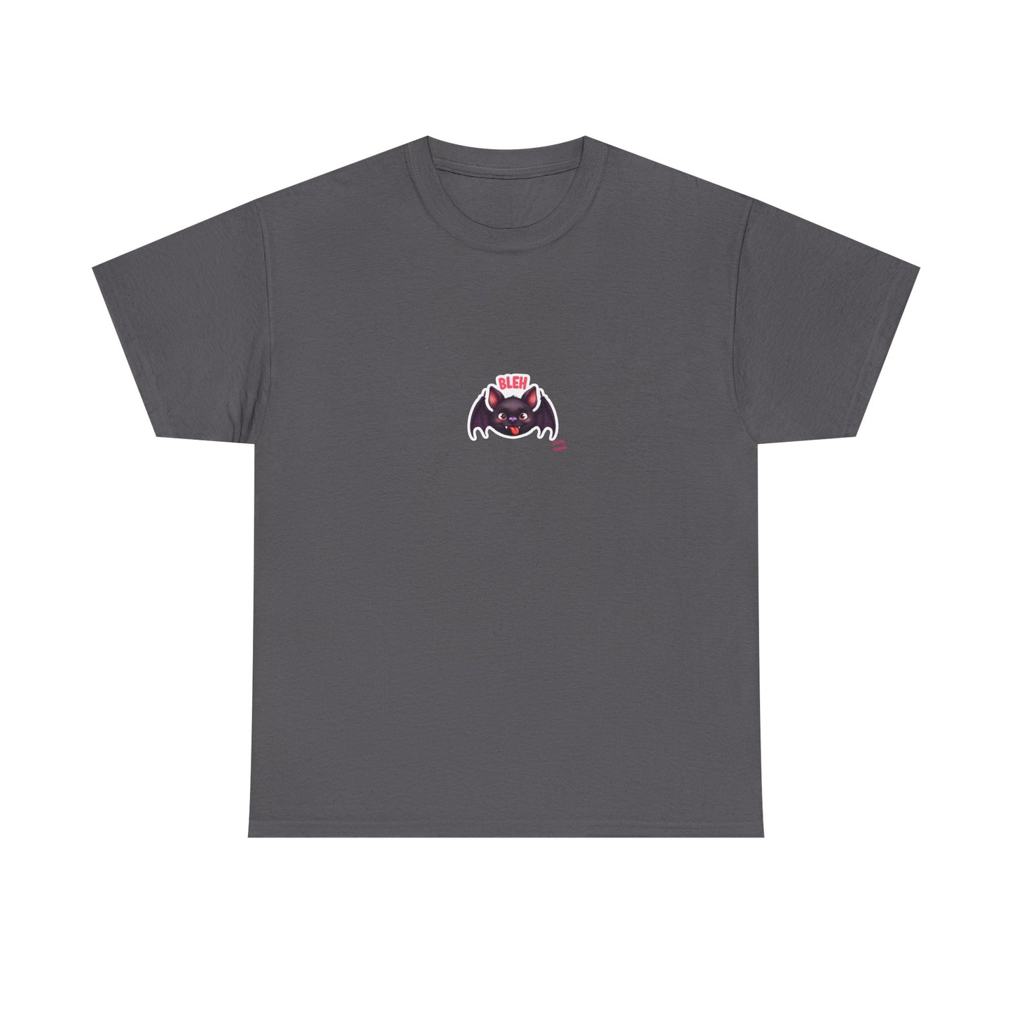 Cute Bat Graphic Unisex Heavy Cotton Tee, Halloween Shirt, Spooky Graphic Tee, Gift for Bat Lovers, Casual Wear, Fall Fashion