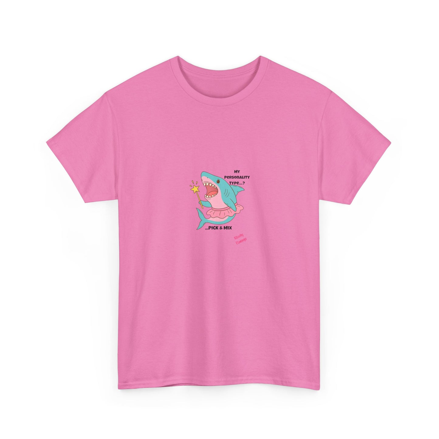 Funny Graphic Shark Tee for Creatives, Unisex Heavy Cotton Shirt, Positive Vibes T-Shirt, Gift for Art Lovers, Spring Fashion Wear