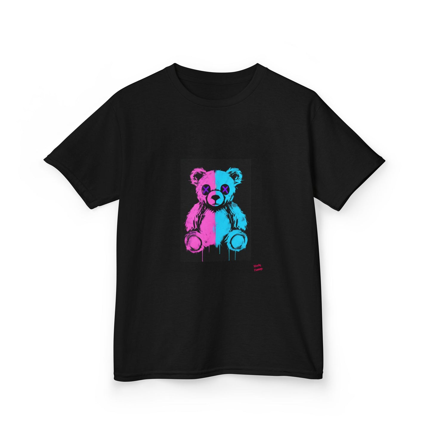 Vibrant Bear Kids Tee, Fun Tshirt for Children or Teens, Birthday Gift, Playful Design, Everyday Wear, Youth Fashion