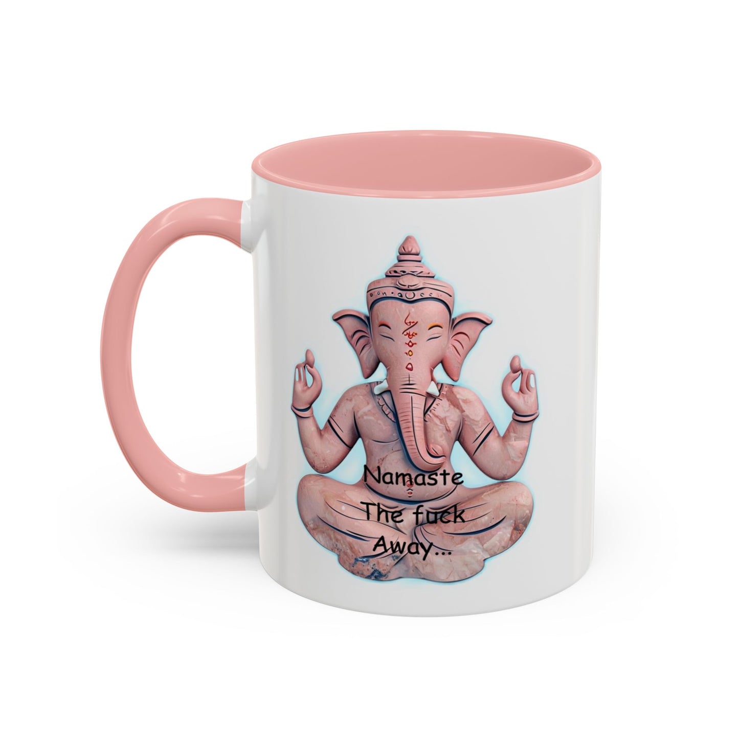 Namaste the F*ck Away Coffee Mug | Yoga Gift | Funny Mug | Meditation Style | Unique Office Drinkware | Zen Decor