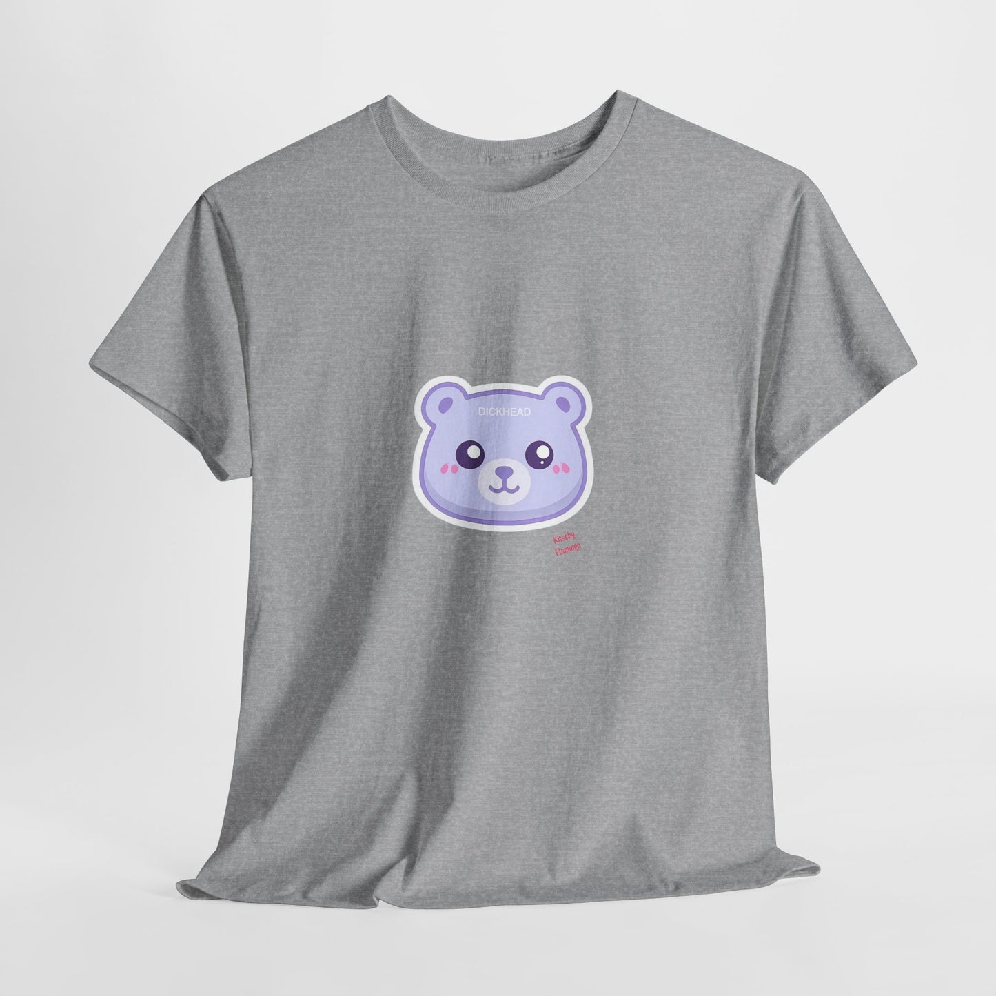 Cute Sweary Bear Graphic Unisex Heavy Cotton Tee, Casual Tee, Funny Tee