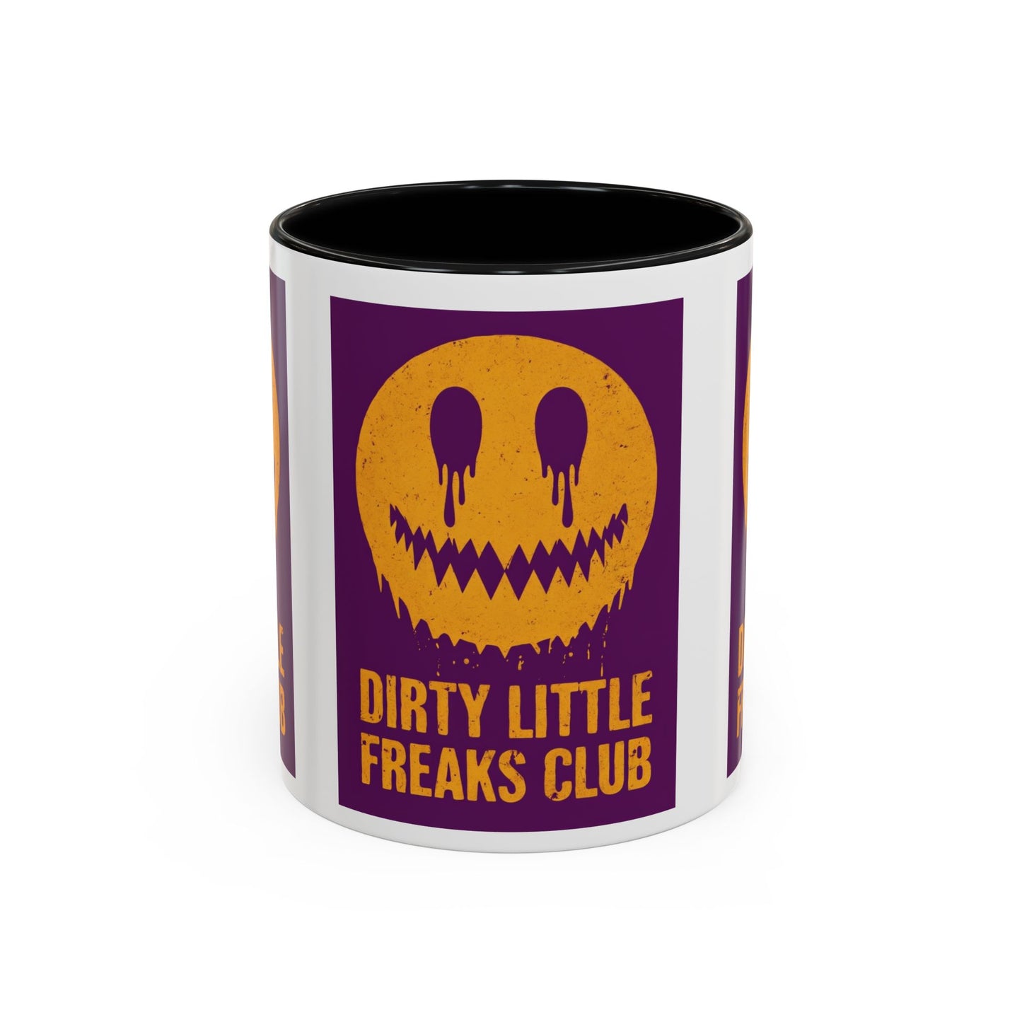 Halloween Coffee Mug, Dirty Little Freaks Club Mug, Novelty Beverage Cup, Perfect for Spooky Season, Unique Gift