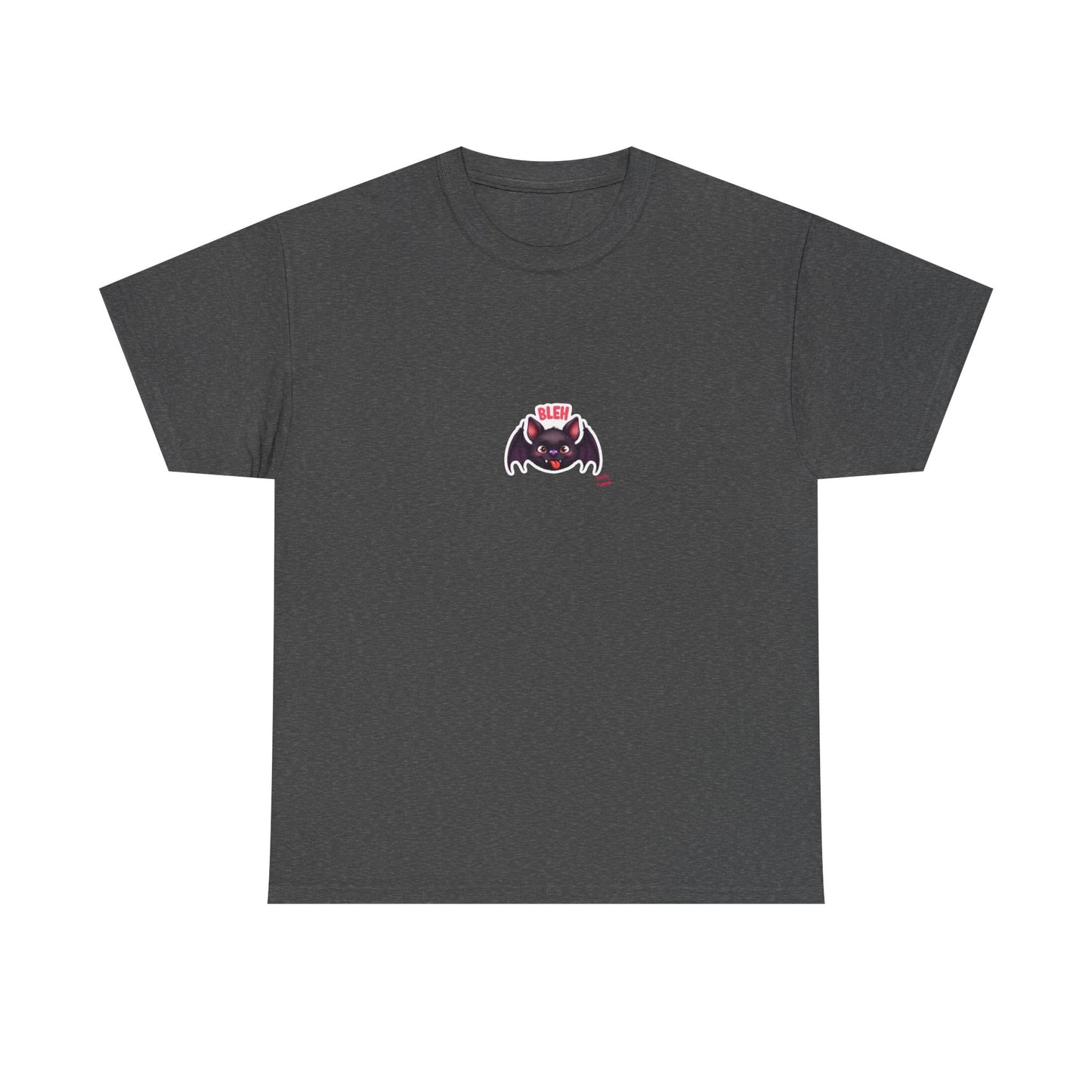Cute Bat Graphic Unisex Heavy Cotton Tee, Halloween Shirt, Spooky Graphic Tee, Gift for Bat Lovers, Casual Wear, Fall Fashion