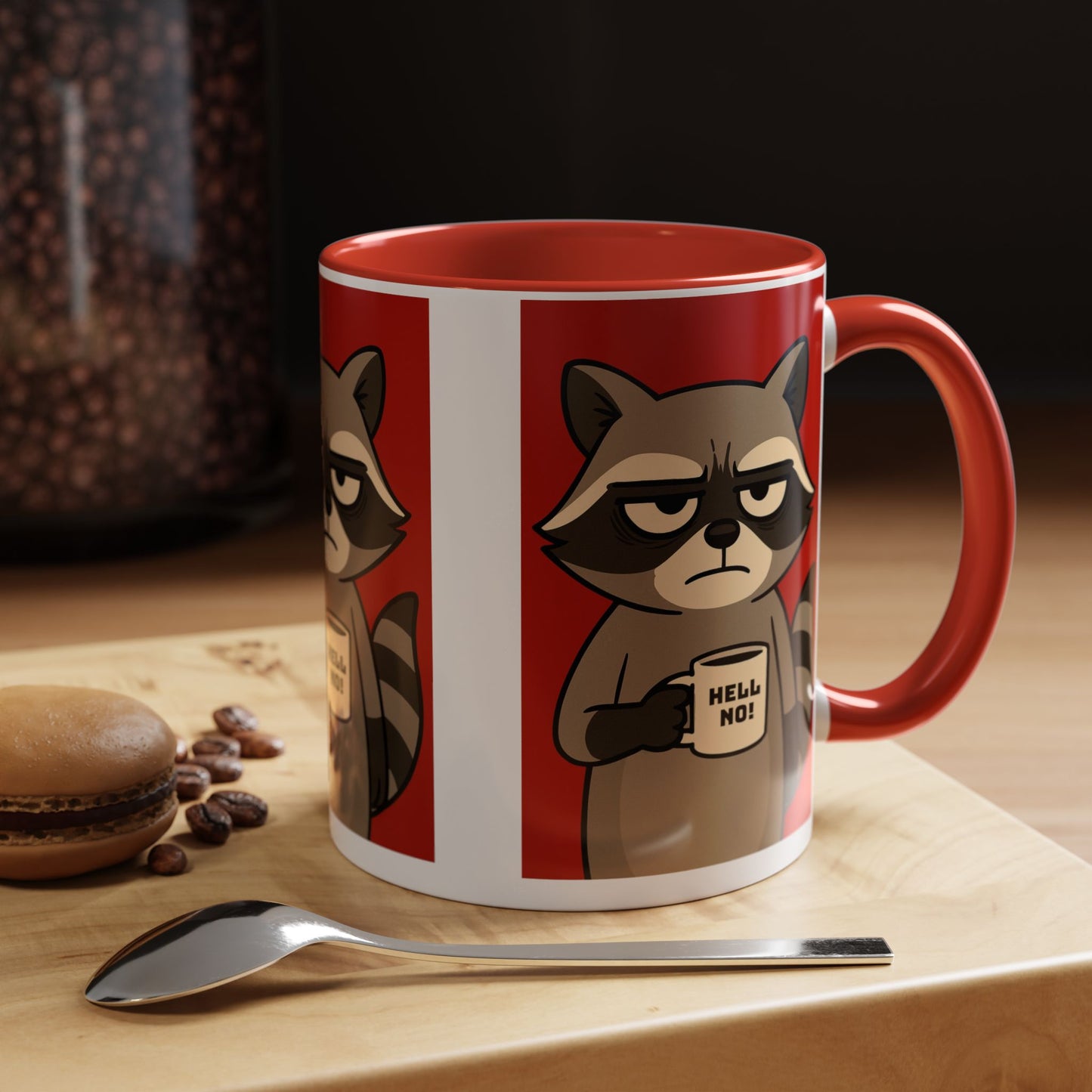 Sassy Raccoon Coffee Mug, Funny Gift for Animal Lovers, Cute Home Decor, Office Mug, Unique Coffee Cup