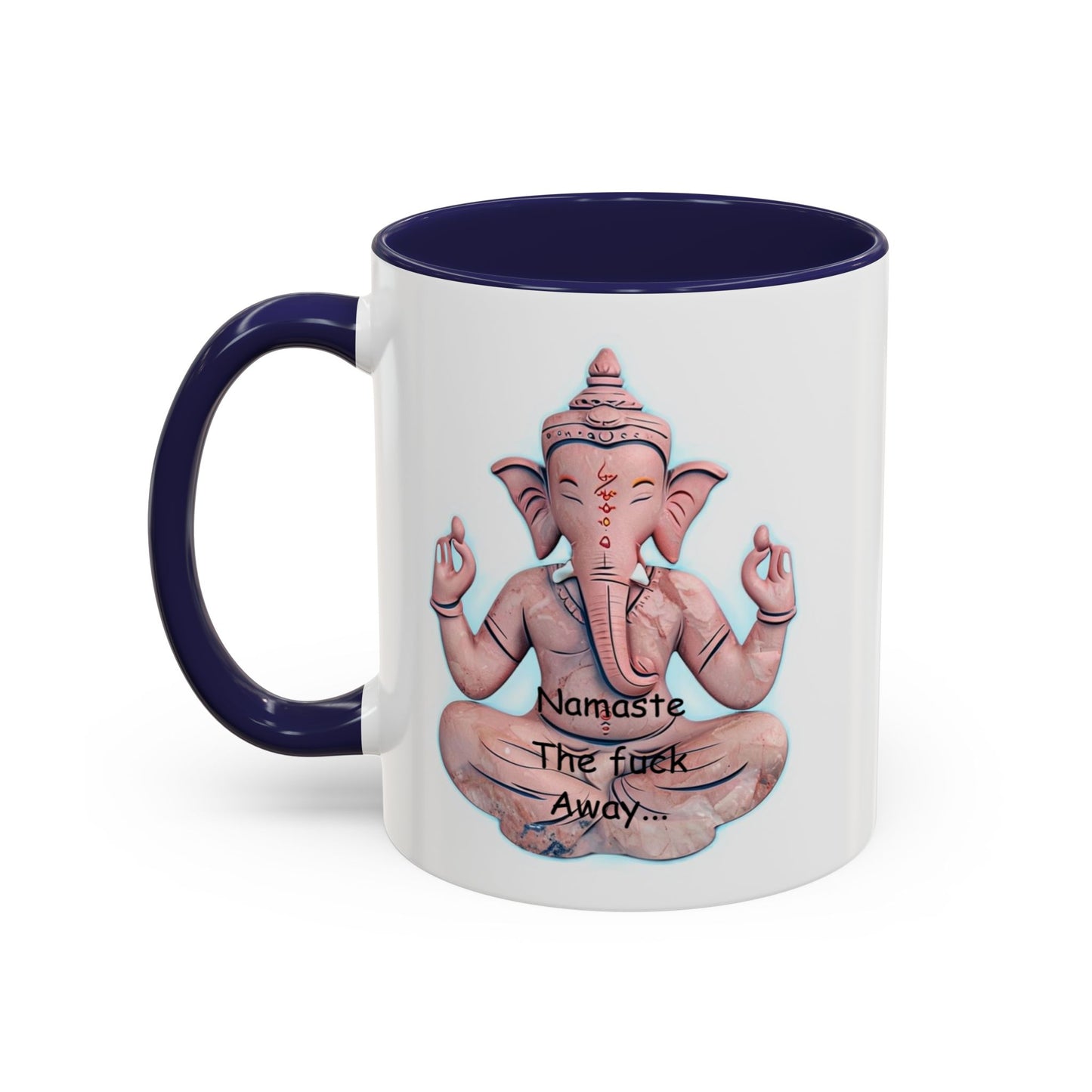 Namaste the F*ck Away Coffee Mug | Yoga Gift | Funny Mug | Meditation Style | Unique Office Drinkware | Zen Decor