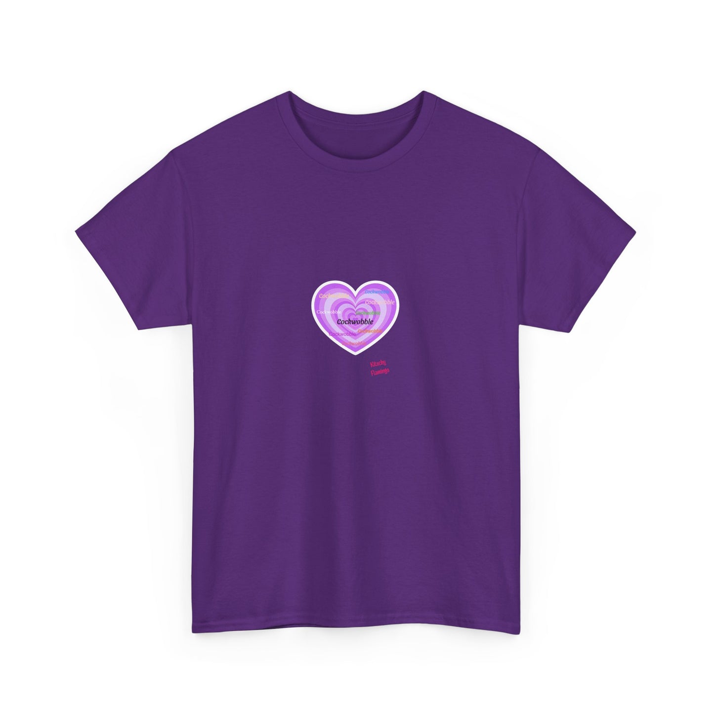 Heartfelt Rude Unisex Heavy Cotton Tee, Casual Wear, Gift for Couples, Everyday Comfort, Funny Graphic Tee
