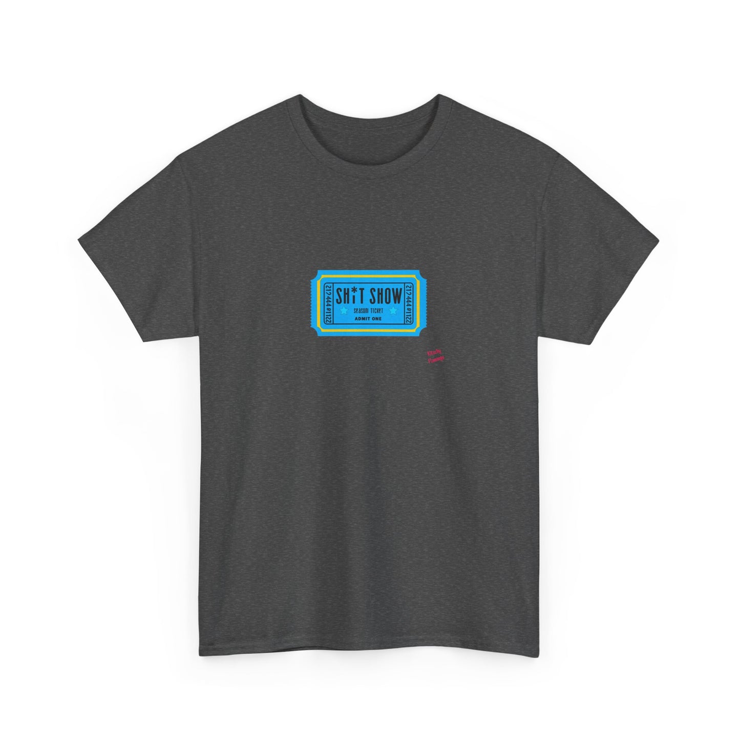 Vintage-Inspired Movie Ticket Graphic Tee, Unisex Heavy Cotton Tee, Retro Movie Night Shirt, Trendy Casual Wear, Gift for Him/Her