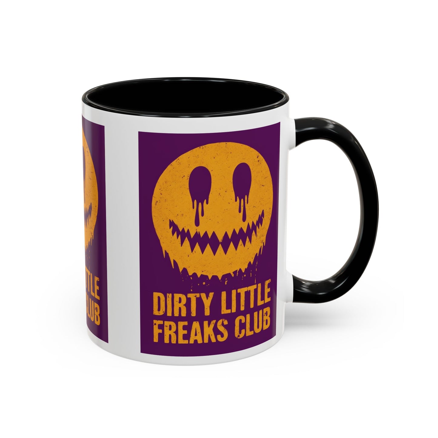 Halloween Coffee Mug, Dirty Little Freaks Club Mug, Novelty Beverage Cup, Perfect for Spooky Season, Unique Gift
