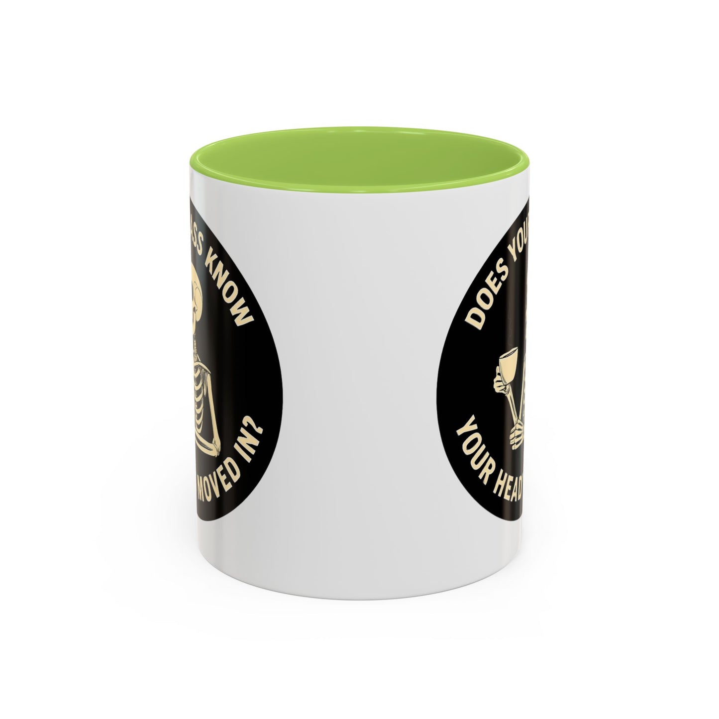 Funny Skeleton Coffee Mug - Whimsical Gift for Coffee Lovers, Halloween Decor, Unique Office Mug, Morning Motivation, Humorous Tea Cup