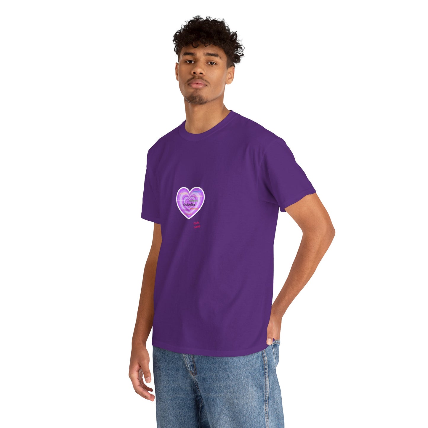 Heartfelt Rude Unisex Heavy Cotton Tee, Casual Wear, Gift for Couples, Everyday Comfort, Funny Graphic Tee
