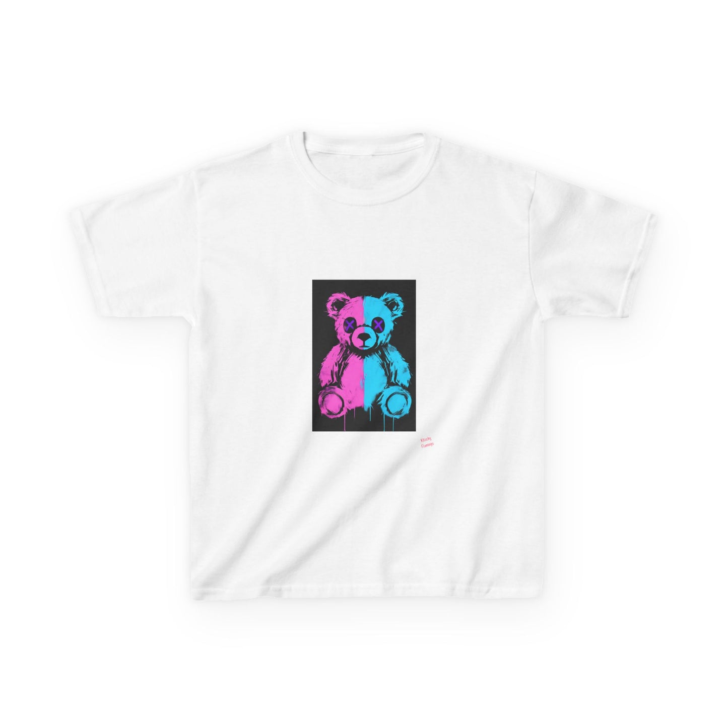 Vibrant Bear Kids Tee, Fun Tshirt for Children or Teens, Birthday Gift, Playful Design, Everyday Wear, Youth Fashion