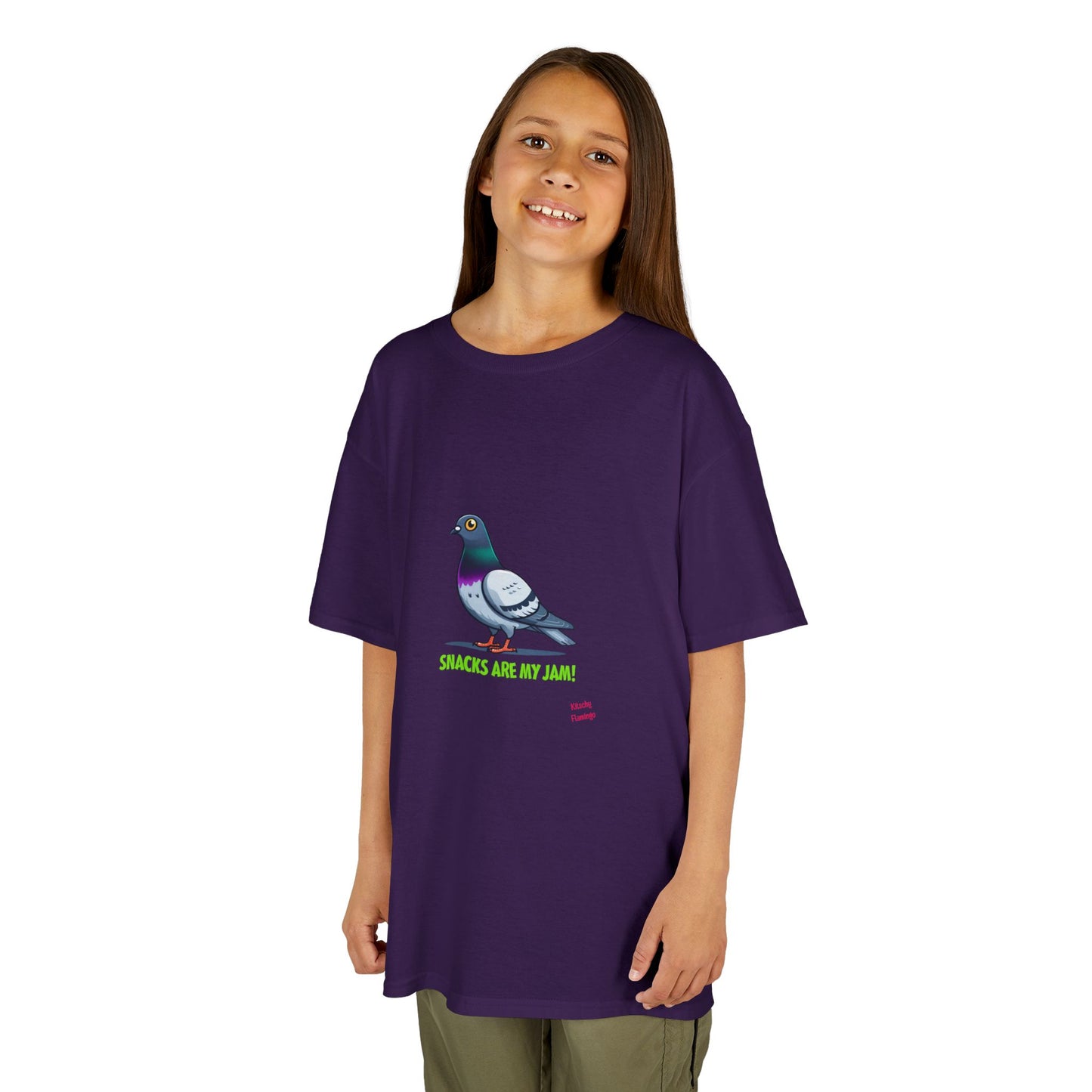 Kids Snack-Themed Tee, Fun Gifts for Kids, Bird Lovers T-Shirt, Cute Summer Outfits, Birthday Party Apparel
