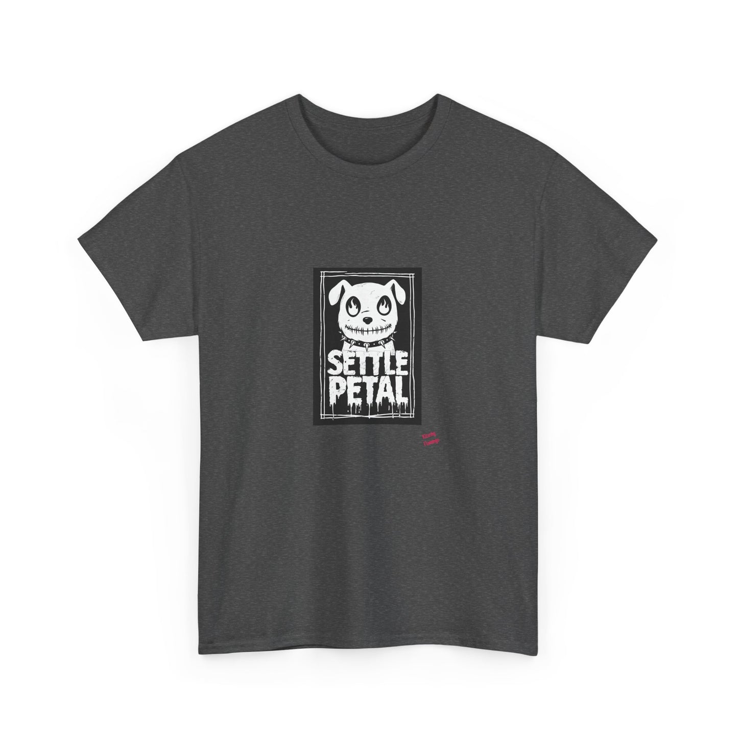 Settle Petal Dog Tee | Fun Unisex Cotton T-Shirt for Casual Wear