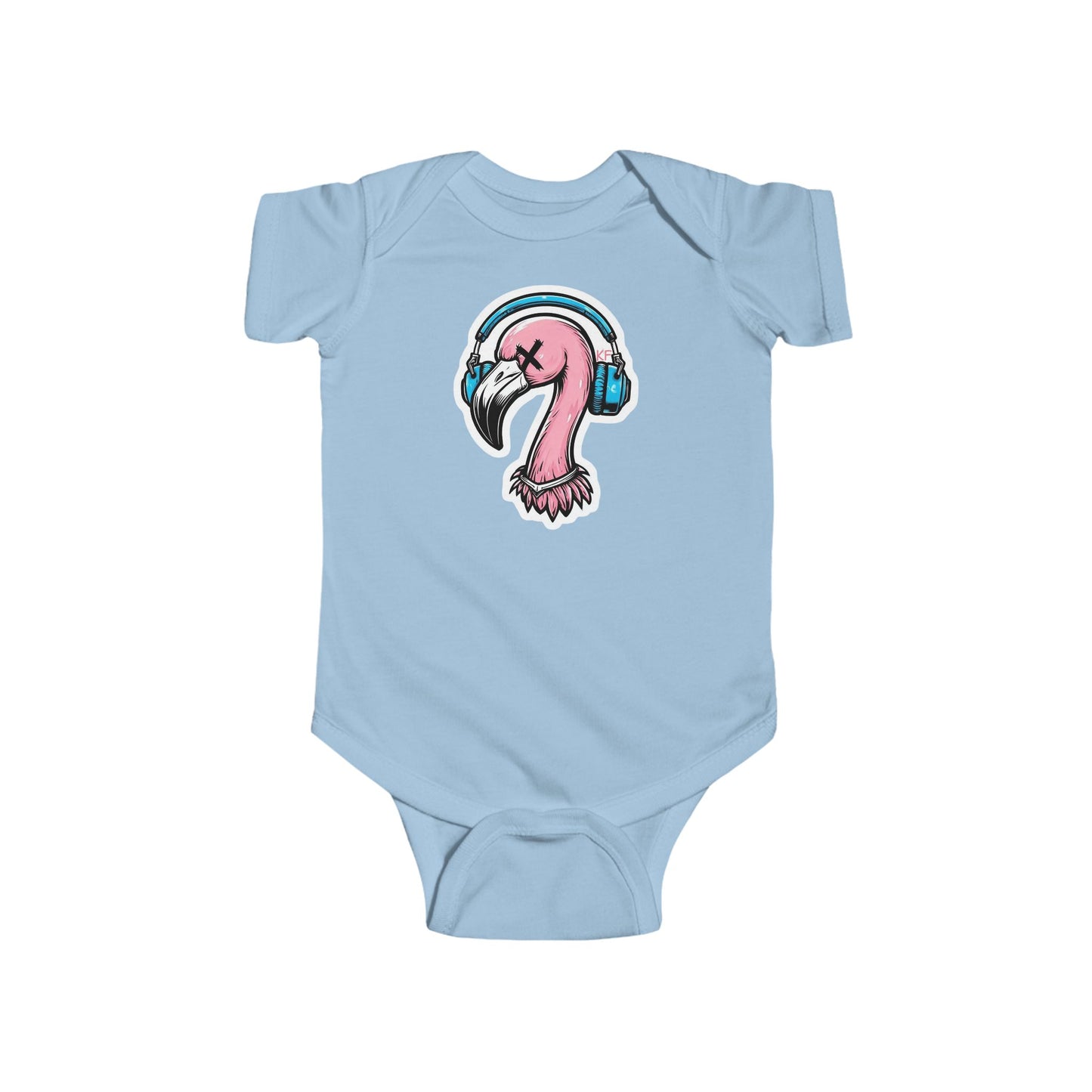 Kitschy Flamingo Baby Bodysuit - Cute Infant Outfit, Summer Wear, Baby Shower Gift, Trendy Newborn Clothing, Playful Baby Apparel