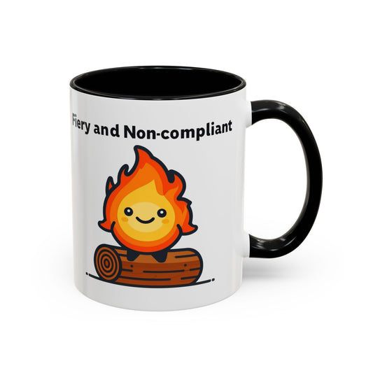 Fiery Coffee Mug | Fun Campfire Theme | Perfect Gift for Campers, Nature Lovers, Cozy Mornings, Birthdays, Holidays
