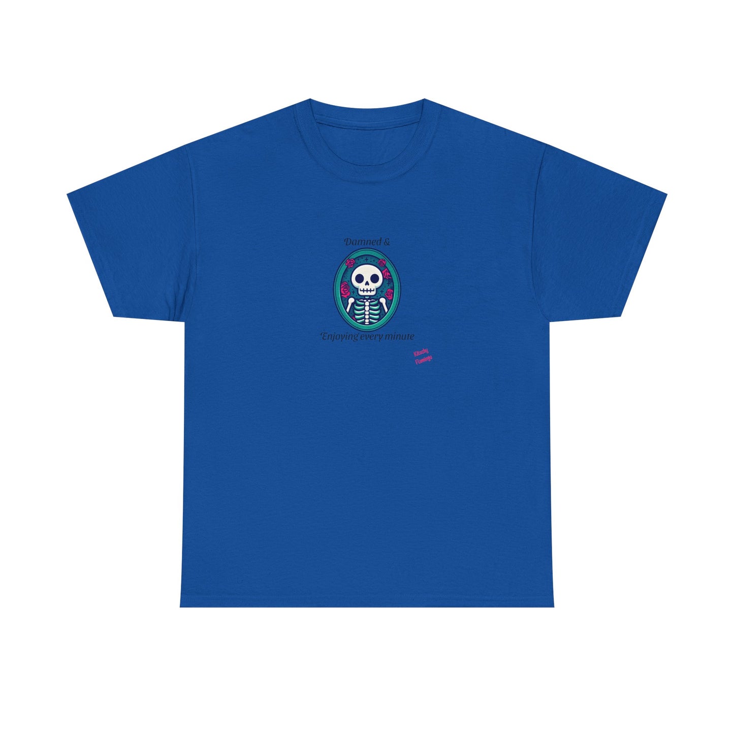 Skeleton Vibes Unisex Heavy Cotton Tee - Perfect for Halloween, Casual Wear, Gifts, Parties, and Trendy Outfits