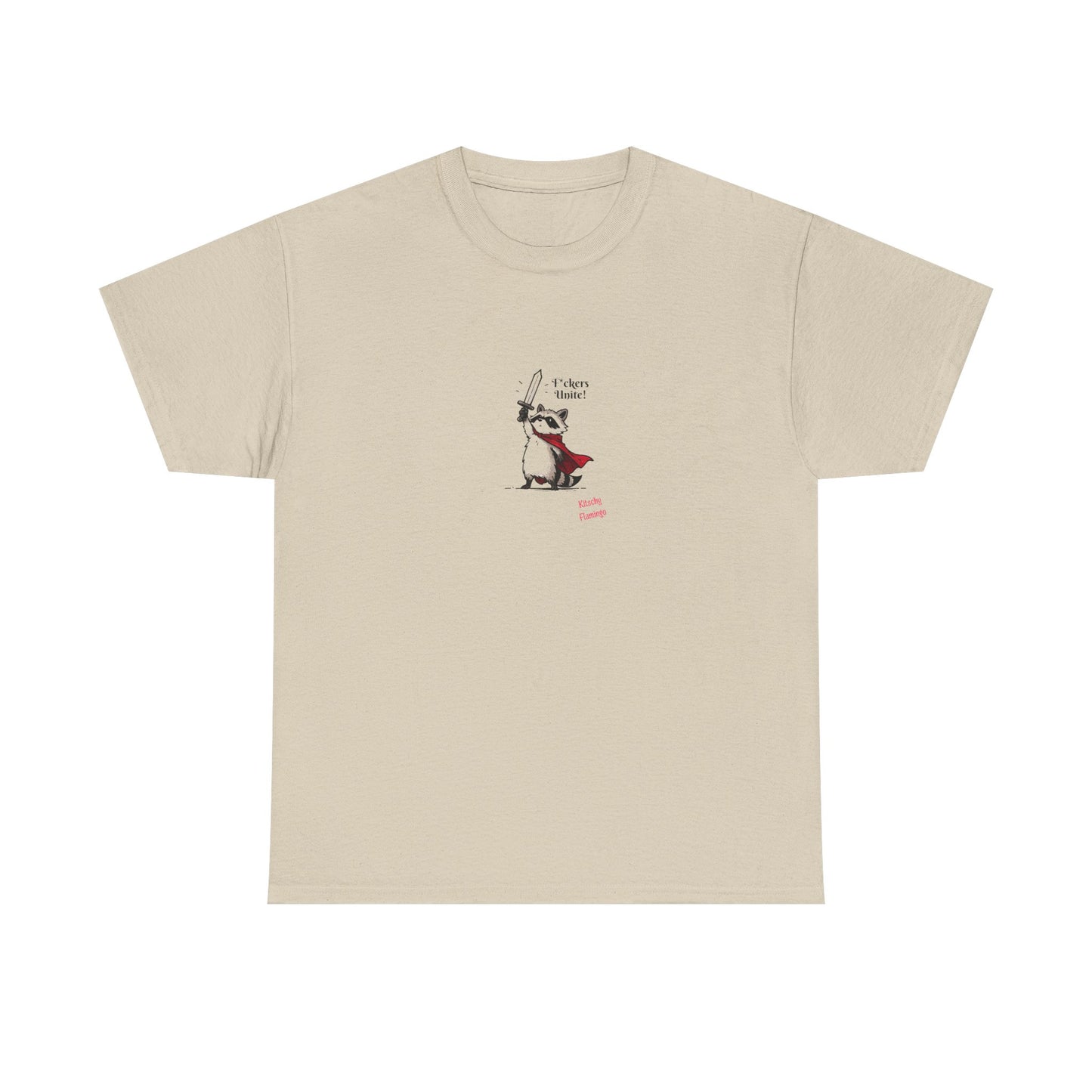 Playful Raccoon Graphic Cotton Tee, Funny Animal Shirt, Unisex Gift, Cute Humour Top, Casual Wear