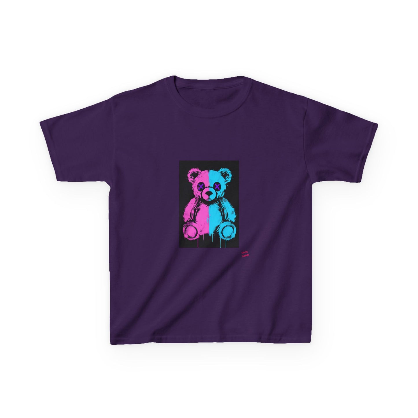 Vibrant Bear Kids Tee, Fun Tshirt for Children or Teens, Birthday Gift, Playful Design, Everyday Wear, Youth Fashion