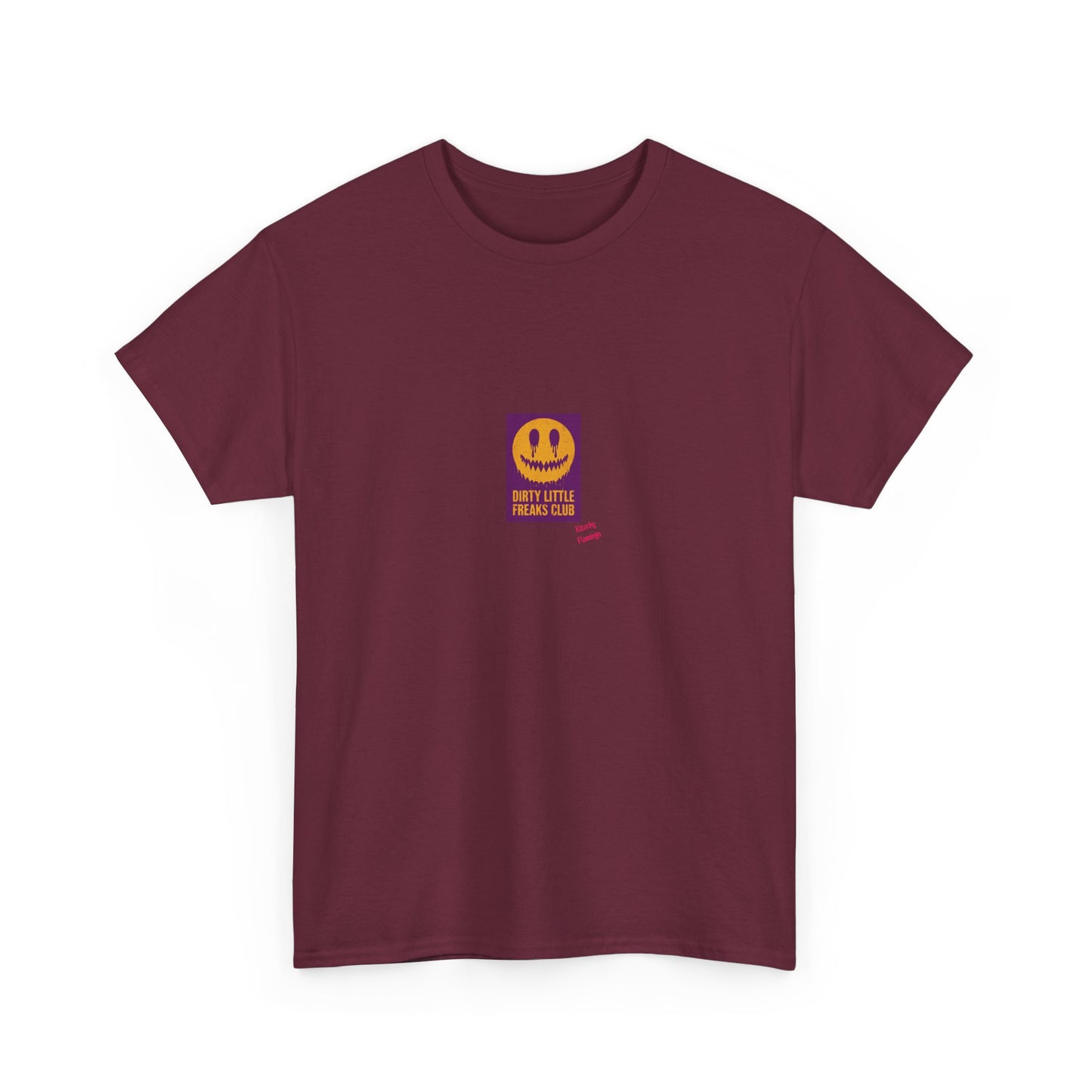 "Dirty Little Freaks Club" Unisex Heavy Cotton Tee, Casual Shirt, Graphic Tee, Trendy Outfit, Gift for Friends, Streetwear Essential