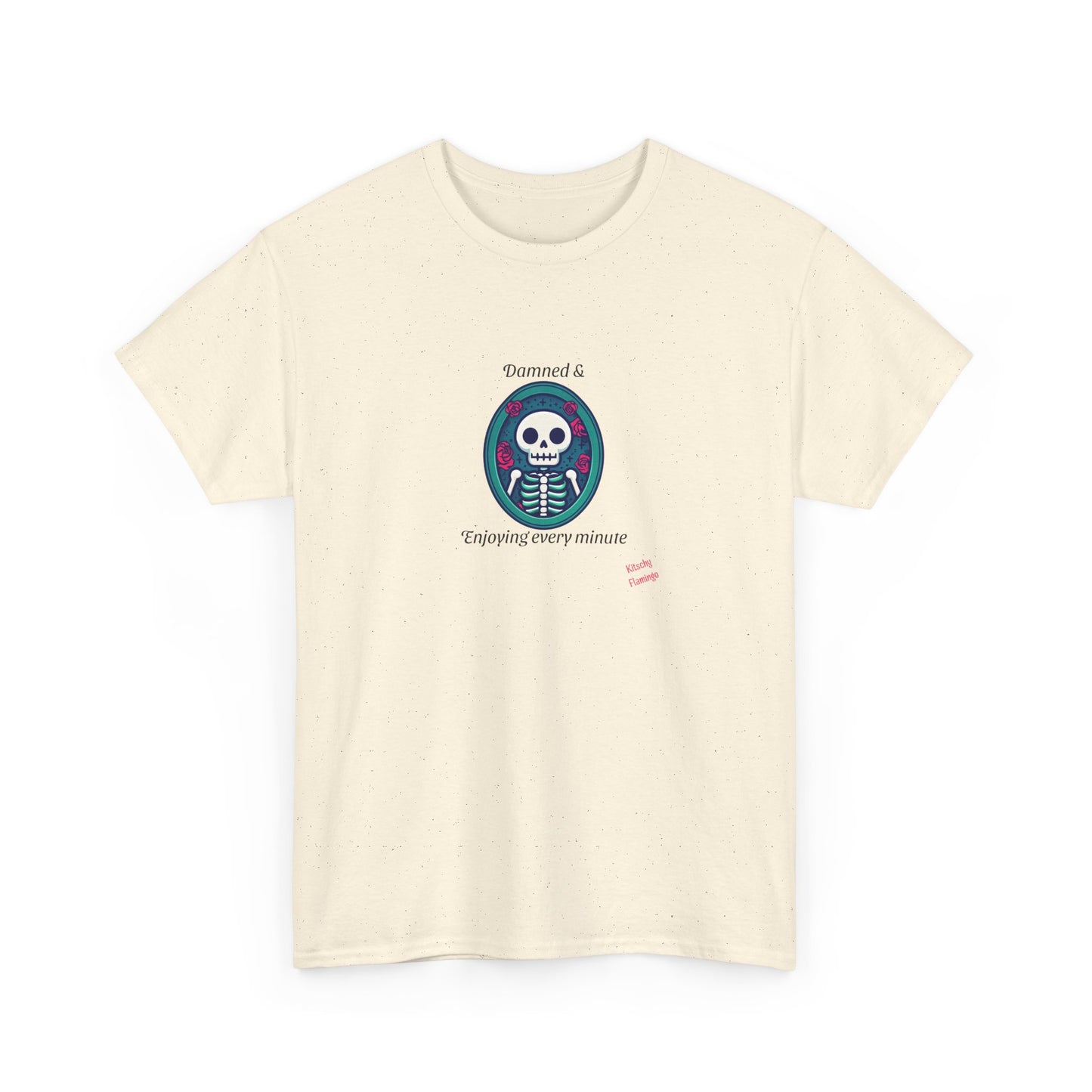Skeleton Vibes Unisex Heavy Cotton Tee - Perfect for Halloween, Casual Wear, Gifts, Parties, and Trendy Outfits