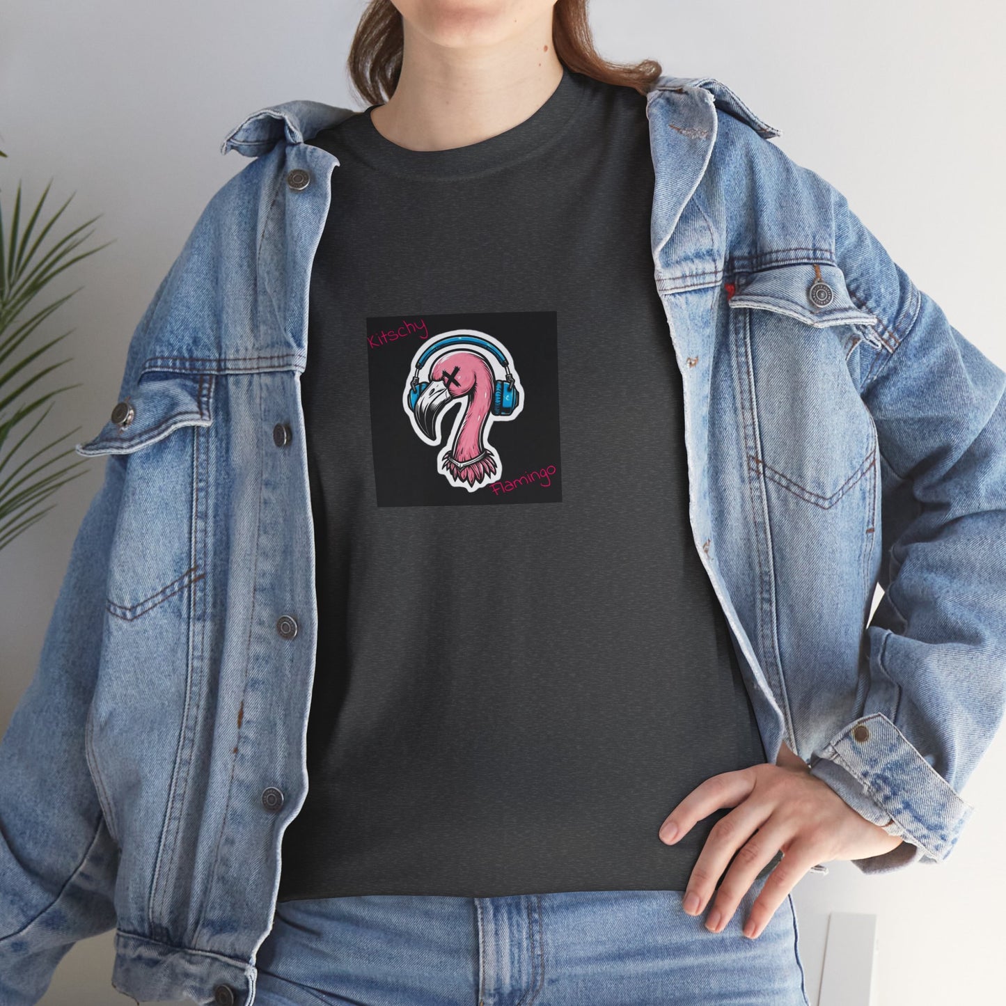 Kitschy Flamingo Tee, Fun T-Shirt for Beach Lovers, Summer Vibe Shirt, Unique Gift for Her, Gift for Him, Streetwear