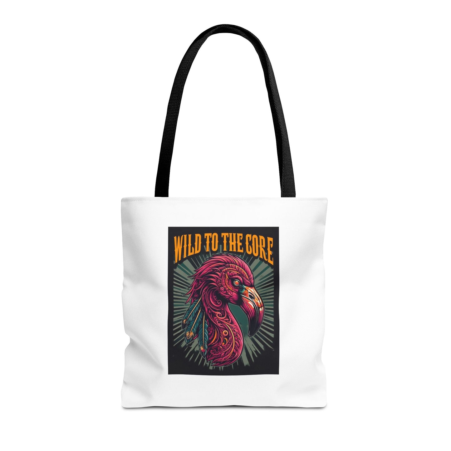Wild FlamingoTote Bag, Eco-Friendly Shopping Tote, Unique Gift, Trendy Handbag, Wild to the Core Design