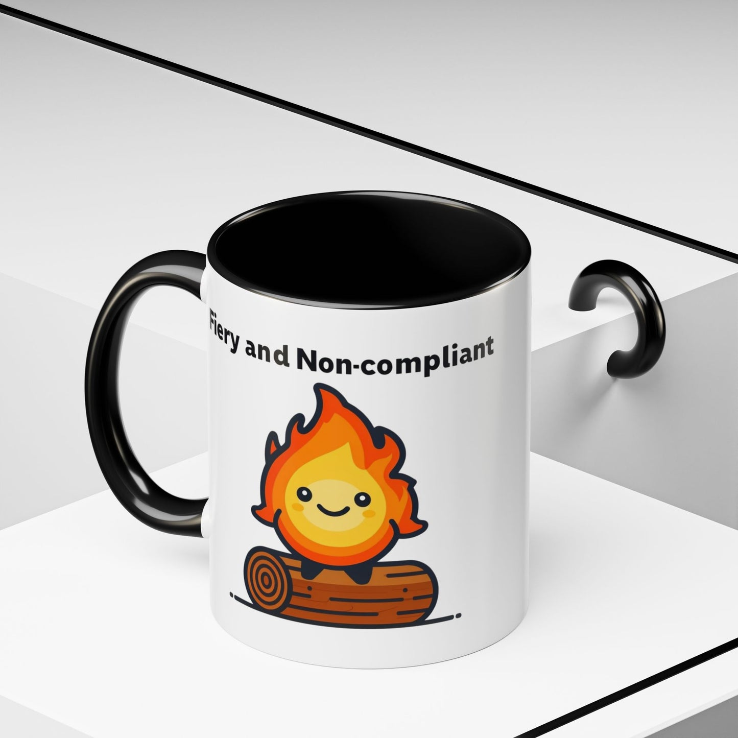 Fiery Coffee Mug | Fun Campfire Theme | Perfect Gift for Campers, Nature Lovers, Cozy Mornings, Birthdays, Holidays