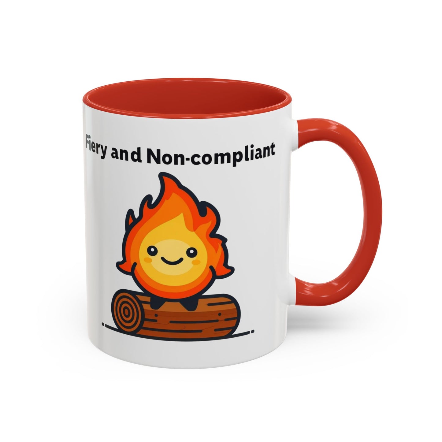 Fiery Coffee Mug | Fun Campfire Theme | Perfect Gift for Campers, Nature Lovers, Cozy Mornings, Birthdays, Holidays