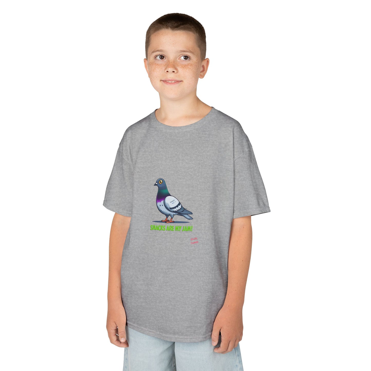 Kids Snack-Themed Tee, Fun Gifts for Kids, Bird Lovers T-Shirt, Cute Summer Outfits, Birthday Party Apparel